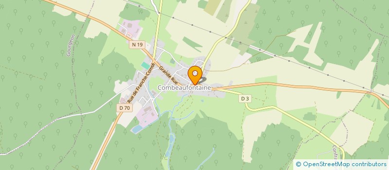 localisation de l'entreprise DEMAIN NOEL - ETABLISSEMENTS KIMMERLIN à COMBEAUFONTAINE