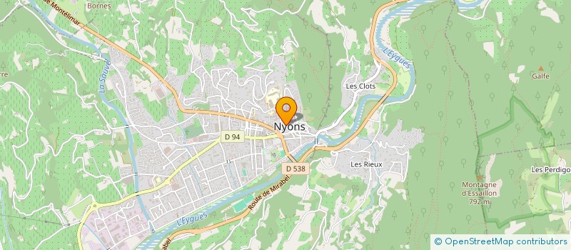 localisation de l'entreprise DEMAIN NYONS  NYONS