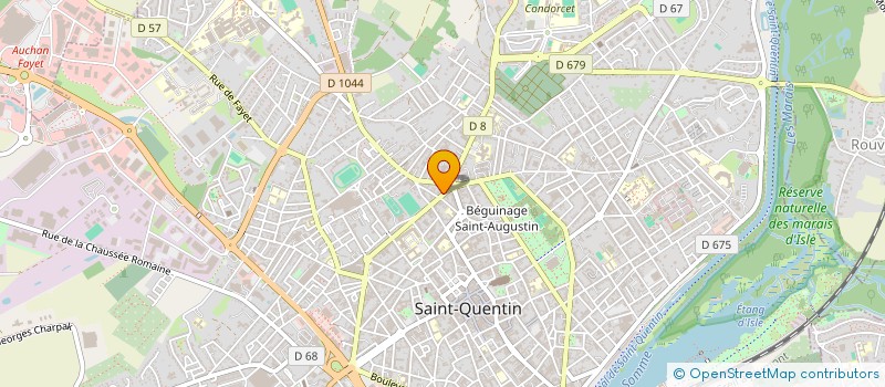 localisation de l'entreprise DEMAIN SCENE à SAINT-QUENTIN