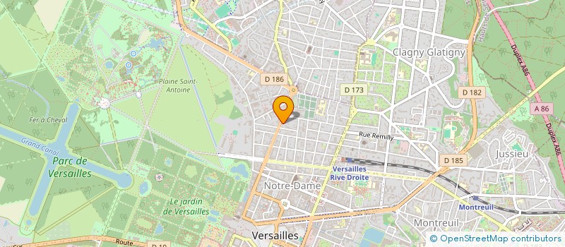 localisation de l'entreprise DEMAIN SEBO à VERSAILLES