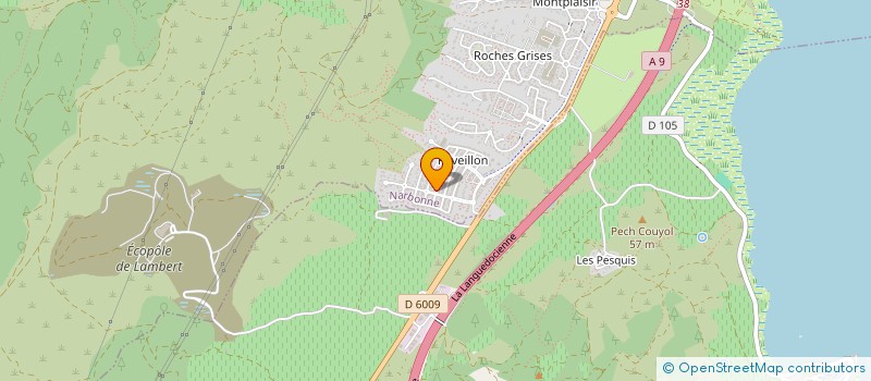 localisation de l'entreprise DEMAIN SERA BIEN PRODUCTION  NARBONNE