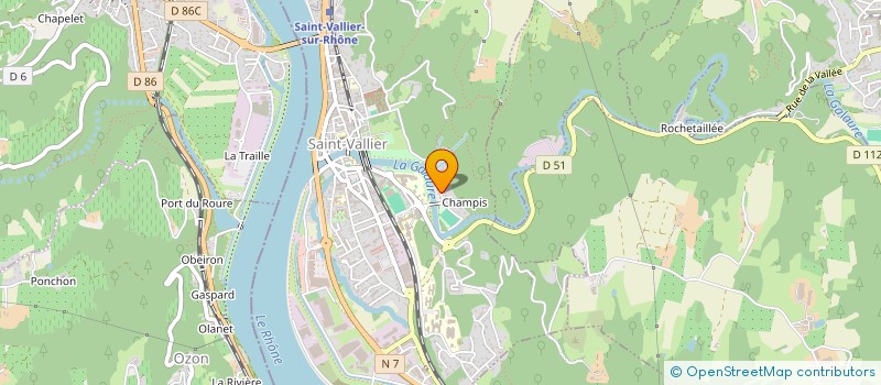 localisation de l'entreprise DEMAIN VERTE  SAINT-VALLIER