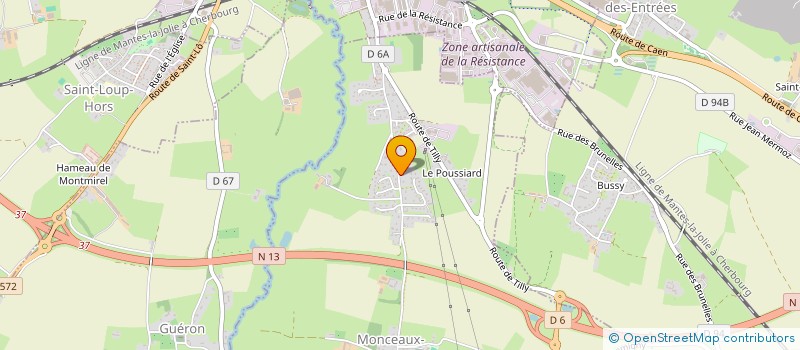 localisation de l'entreprise DEMAISON  MONCEAUX-EN-BESSIN