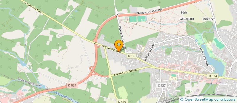 localisation de l'entreprise DEMAJE  SAINT-PAUL-LES-DAX