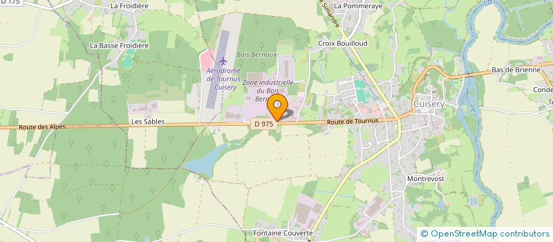 localisation de l'entreprise DEMAJUFLO à CUISERY