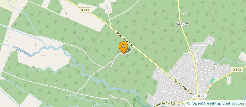 localisation de l'entreprise DEMAL  SAUCATS