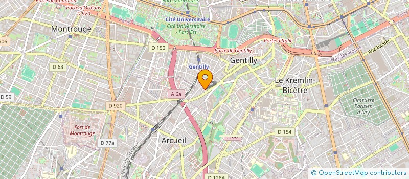 localisation de l'entreprise DEMAND GENTILLY  GENTILLY