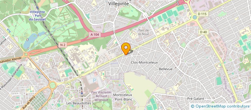 localisation de l'entreprise DEMANDCARS VTC  VILLEPINTE