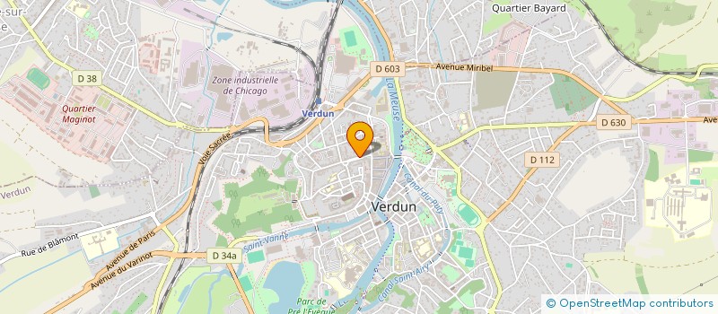localisation de l'entreprise DEMANGE ET ASSOCIES à VERDUN