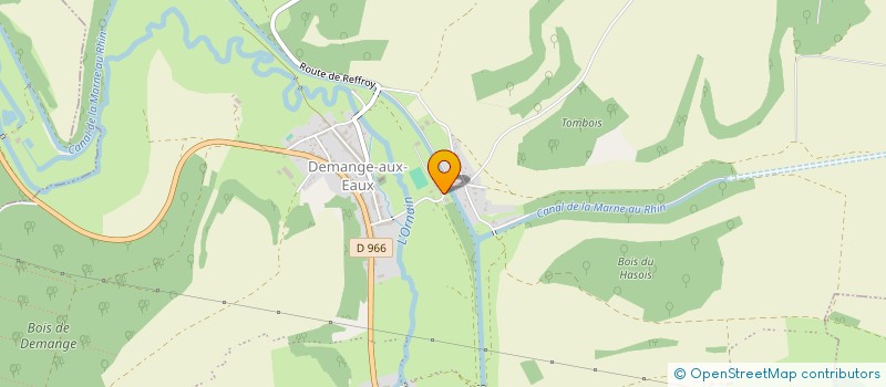 localisation de l'entreprise DEMANGE FC à DEMANGE-BAUDIGNECOURT