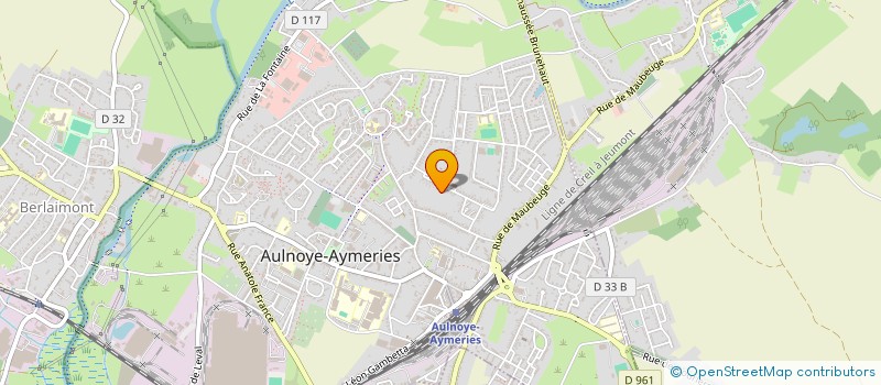 localisation de l'entreprise DEMANGE GOSSELIN  AULNOYE-AYMERIES