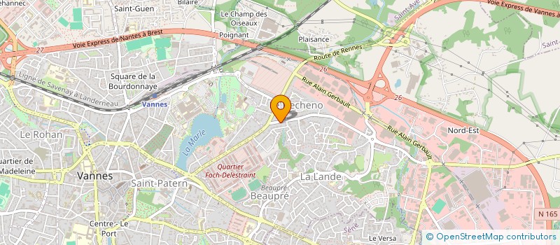 localisation de l'entreprise DEMANOS à VANNES