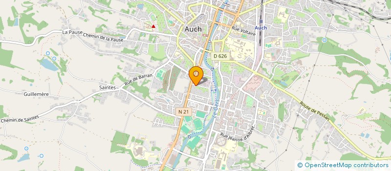 localisation de l'entreprise DEMAR 47 à AUCH