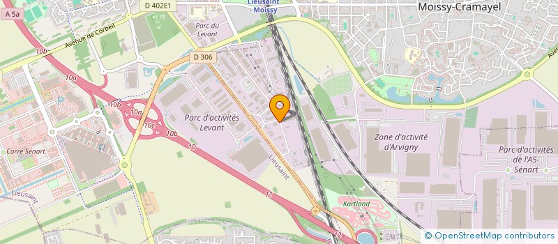 localisation de l'entreprise DEMARAIS FINANCES à MOISSY-CRAMAYEL
