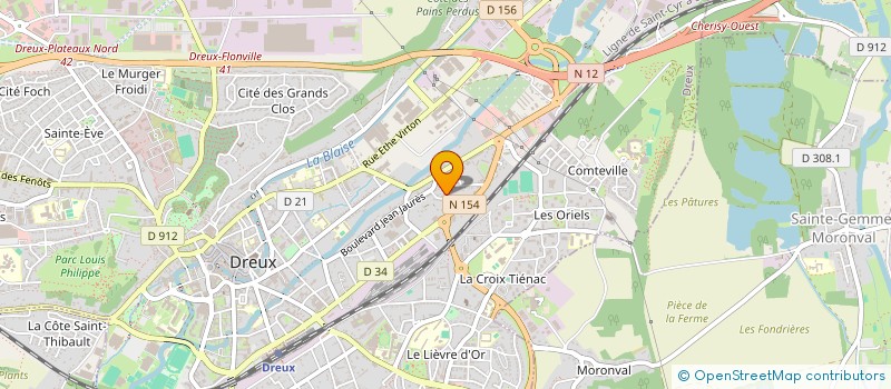localisation de l'entreprise DEMARCHE CITOYENNE à DREUX