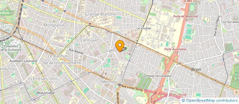 localisation de l'entreprise DEMARCHE VERS L'EMPLOI, LA FORMATION ET L'INITIATIVE  LYON