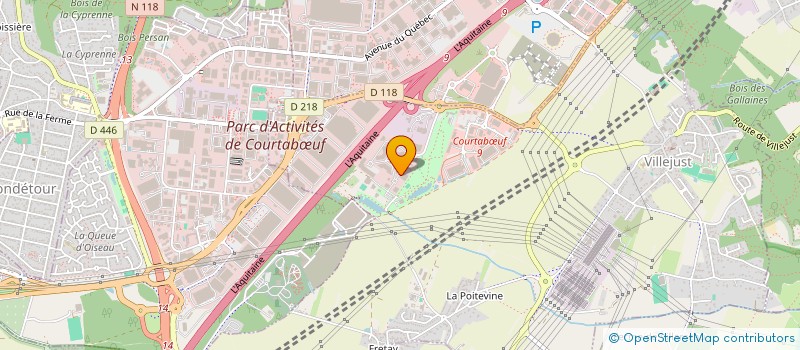 localisation de l'entreprise DEMARCHES  VILLEJUST