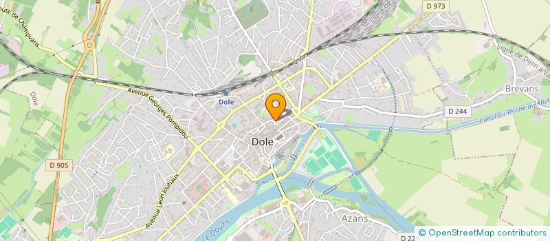 localisation de l'entreprise DEMARCHES ADMINISTRATIVES à DOLE