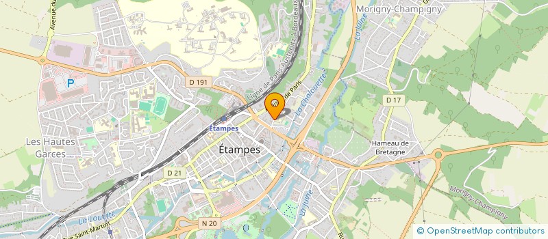 localisation de l'entreprise DEMARCHES ADMINISTRATIVES PAR TELETRANSMISSION POUR L AUTOMOBILE ET SERVICES à ETAMPES