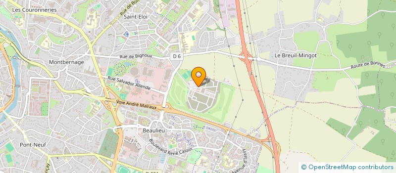 localisation de l'entreprise DEMARCHES ASSO  POITIERS