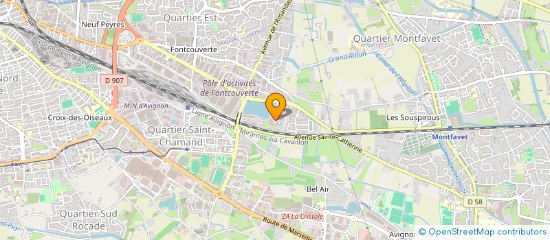 localisation de l'entreprise DEMARETS à AVIGNON