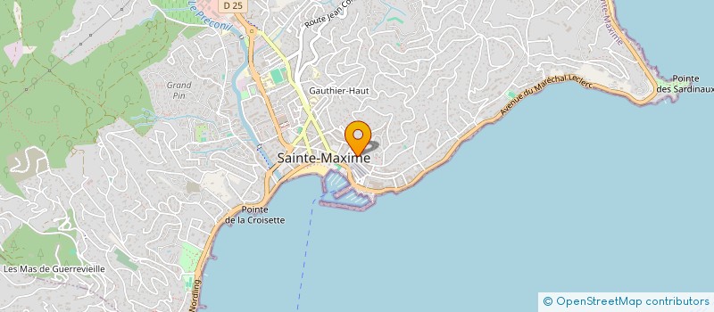 localisation de l'entreprise DEMARISA  SAINTE-MAXIME