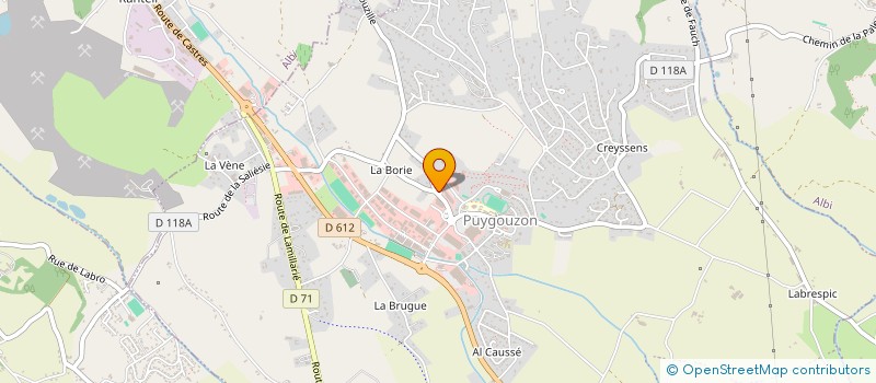 localisation de l'entreprise DEMARK'MEUBLES à PUYGOUZON