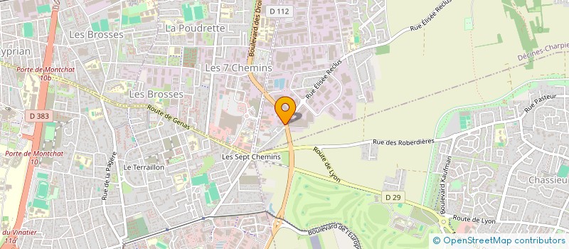 localisation de l'entreprise DEMAROSY  DECINES-CHARPIEU