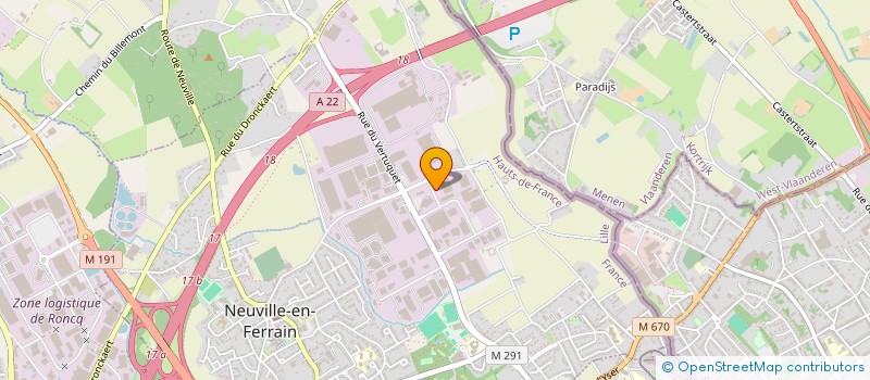 localisation de l'entreprise DEMARQUE à NEUVILLE-EN-FERRAIN