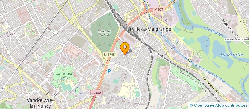 localisation de l'entreprise DEMARQUE AUTO 54  VANDUVRE-LES-NANCY