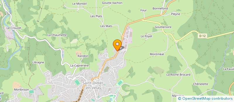 localisation de l'entreprise DEMARS CREPET SERRURERIE CHAUDRONNERIE à SAINT-DIDIER-EN-VELAY