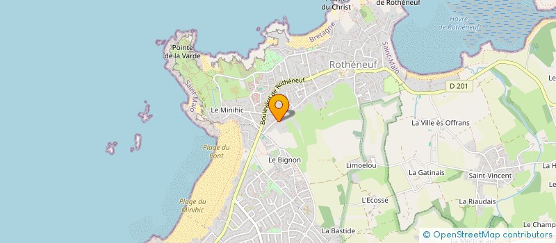 localisation de l'entreprise DEMARTIAL INVEST à SAINT-MALO
