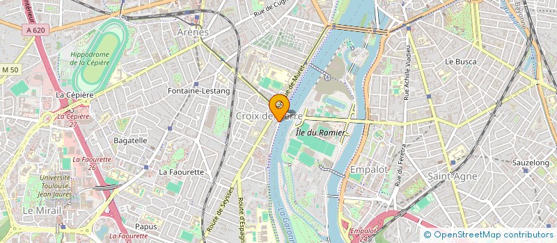 localisation de l'entreprise DEMASLES PRODUCTION  TOULOUSE