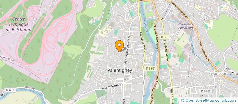 localisation de l'entreprise DEMASO  VALENTIGNEY