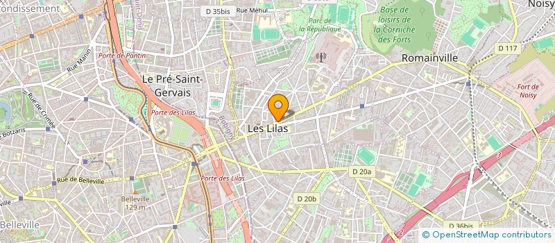 localisation de l'entreprise DEMAT à LES LILAS