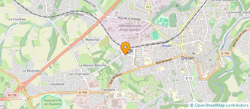 localisation de l'entreprise DEMAT DINAN à DINAN