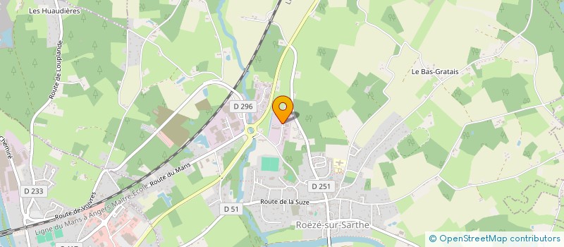 localisation de l'entreprise DEMATEC  ROEZE-SUR-SARTHE