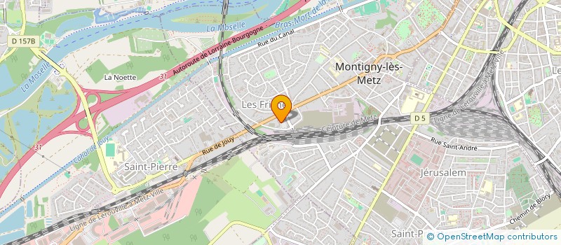 localisation de l'entreprise DEMATHIEU BARD ENERGIE à MONTIGNY-LES-METZ