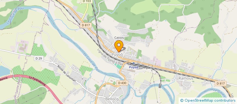 localisation de l'entreprise DEMATTE MOTOCULTURE  CASTAGNEDE