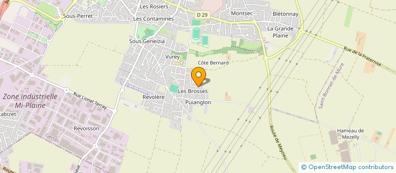 localisation de l'entreprise DEMATTEISSONS  GENAS