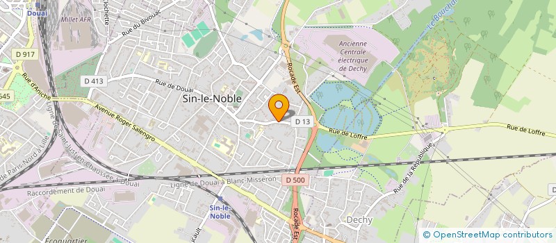 localisation de l'entreprise DEMAY ET CIE à SIN-LE-NOBLE