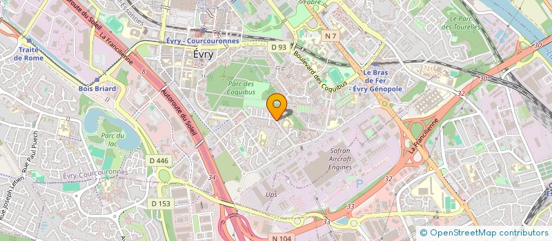 localisation de l'entreprise DEMAYA  EVRY-COURCOURONNES