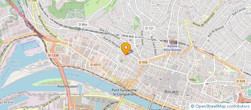 localisation de l'entreprise DEMBANCANI-JIIDA (CROISSANCE DEMBANCANI)  ROUEN