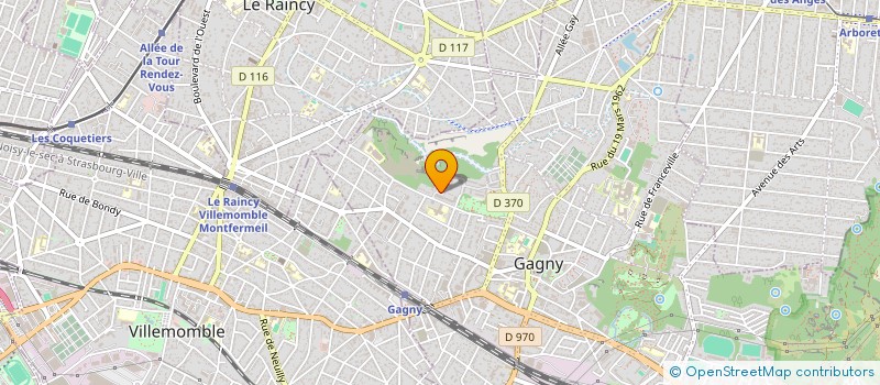 localisation de l'entreprise DEMBELE & FRERES  GAGNY