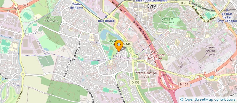 localisation de l'entreprise DEMBO SECURITY  EVRY-COURCOURONNES