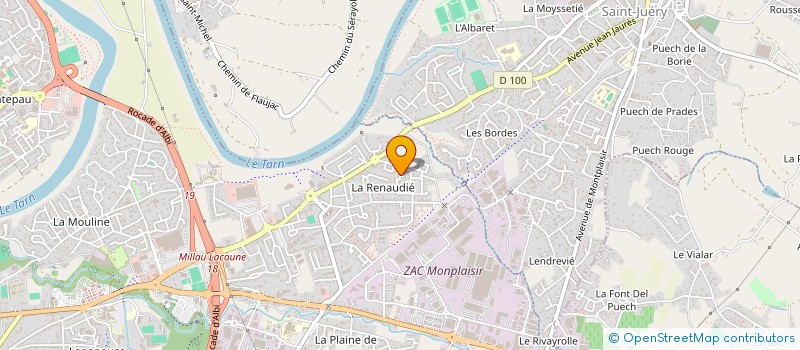 localisation de l'entreprise DEMBOLO à ALBI