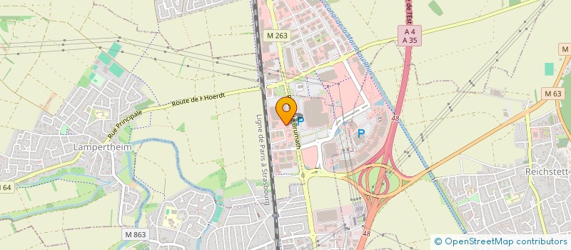 localisation de l'entreprise DEMBOU  LAMPERTHEIM