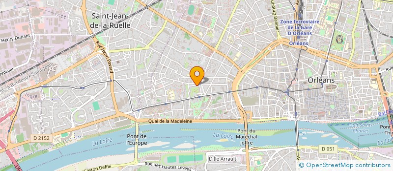 localisation de l'entreprise DEMC FORM à ORLEANS