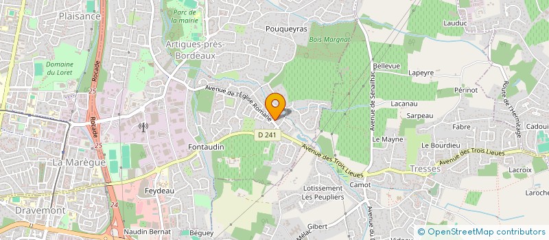 localisation de l'entreprise DEMCA à ARTIGUES-PRES-BORDEAUX