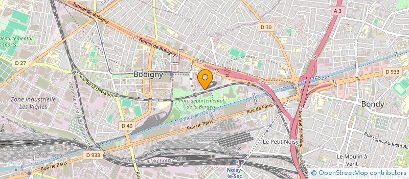 localisation de l'entreprise DEMDRIVE TRANSPORT à BOBIGNY